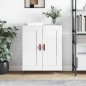 vidaXL Sideboard Hochglanz-Weiß 69,5x34x90 cm Holzwerkstoff vidaXL Sideboard Hochglanz-Weiß 69,5x34x90 cm Holzwerkstoff