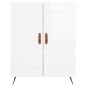 vidaXL Sideboard Hochglanz-Weiß 69,5x34x90 cm Holzwerkstoff vidaXL Sideboard Hochglanz-Weiß 69,5x34x90 cm Holzwerkstoff