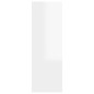 vidaXL TV-Schränke 2 Stk. Hochglanz Weiß 30,5x30x90 cm Holzwerkstoff vidaXL TV-Schränke 2 Stk. Hochglanz Weiß 30,5x30x90 cm Holzwerkstoff
