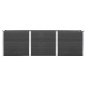 vidaXL Garten-Hochbeet 300x100x91 cm WPC Grau vidaXL Garten-Hochbeet 300x100x91 cm WPC Grau