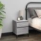 vidaXL Nachttische 2 Stk. Grau Sonoma 40x35x50 cm vidaXL Nachttische 2 Stk. Grau Sonoma 40x35x50 cm