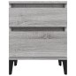 vidaXL Nachttische 2 Stk. Grau Sonoma 40x35x50 cm vidaXL Nachttische 2 Stk. Grau Sonoma 40x35x50 cm