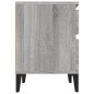 vidaXL Nachttische 2 Stk. Grau Sonoma 40x35x50 cm vidaXL Nachttische 2 Stk. Grau Sonoma 40x35x50 cm
