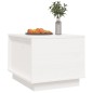 vidaXL Couchtisch Weiß 40x50x35 cm Massivholz Kiefer vidaXL Couchtisch Weiß 40x50x35 cm Massivholz Kiefer
