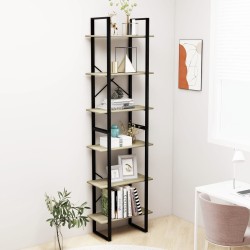 vidaXL Lagerregal Sonoma-Eiche 60x30x210 cm Holzwerkstoff