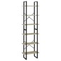 vidaXL Lagerregal Sonoma-Eiche 60x30x210 cm Holzwerkstoff