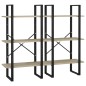 vidaXL Lagerregal Sonoma-Eiche 60x30x210 cm Holzwerkstoff