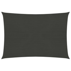 vidaXL Sonnensegel 160 g/m² Anthrazit 4x5 m HDPE