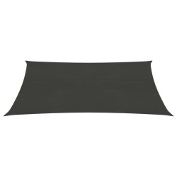 vidaXL Sonnensegel 160 g/m² Anthrazit 4x5 m HDPE