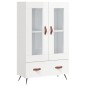 vidaXL Highboard Hochglanz-Weiß 69,5x31x115 cm Holzwerkstoff vidaXL Highboard Hochglanz-Weiß 69,5x31x115 cm Holzwerkstoff
