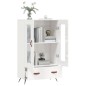 vidaXL Highboard Hochglanz-Weiß 69,5x31x115 cm Holzwerkstoff vidaXL Highboard Hochglanz-Weiß 69,5x31x115 cm Holzwerkstoff