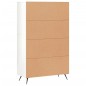 vidaXL Highboard Hochglanz-Weiß 69,5x31x115 cm Holzwerkstoff vidaXL Highboard Hochglanz-Weiß 69,5x31x115 cm Holzwerkstoff