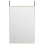 vidaXL Türspiegel Golden 40x60 cm Glas und Aluminium vidaXL Türspiegel Golden 40x60 cm Glas und Aluminium