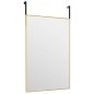 vidaXL Türspiegel Golden 40x60 cm Glas und Aluminium vidaXL Türspiegel Golden 40x60 cm Glas und Aluminium