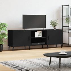 vidaXL TV-Schrank Schwarz 150x30x50 cm Holzwerkstoff
