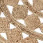 vidaXL Teppich Handgefertigt Jute Geflochten 90 cm vidaXL Teppich Handgefertigt Jute Geflochten 90 cm