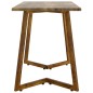 vidaXL Esstisch Dunkelbraun 120x60x74 cm MDF und Eisen vidaXL Esstisch Dunkelbraun 120x60x74 cm MDF und Eisen