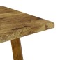 vidaXL Esstisch Dunkelbraun 120x60x74 cm MDF und Eisen vidaXL Esstisch Dunkelbraun 120x60x74 cm MDF und Eisen