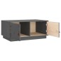 vidaXL Couchtisch Grau 80x50x35 cm Massivholz Kiefer vidaXL Couchtisch Grau 80x50x35 cm Massivholz Kiefer