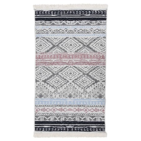 vidaXL Teppich Rosa und Aquamarin 120x180 cm Baumwolle