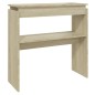 vidaXL Konsolentisch Sonoma-Eiche 80x30x80 cm Holzwerkstoff vidaXL Konsolentisch Sonoma-Eiche 80x30x80 cm Holzwerkstoff