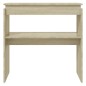 vidaXL Konsolentisch Sonoma-Eiche 80x30x80 cm Holzwerkstoff vidaXL Konsolentisch Sonoma-Eiche 80x30x80 cm Holzwerkstoff
