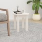vidaXL Couchtisch Weiß Ø 35x35 cm Massivholz Kiefer vidaXL Couchtisch Weiß Ø 35x35 cm Massivholz Kiefer
