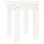 vidaXL Couchtisch Weiß Ø 35x35 cm Massivholz Kiefer vidaXL Couchtisch Weiß Ø 35x35 cm Massivholz Kiefer