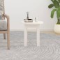 vidaXL Couchtisch Weiß Ø 35x35 cm Massivholz Kiefer vidaXL Couchtisch Weiß Ø 35x35 cm Massivholz Kiefer