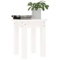 vidaXL Couchtisch Weiß Ø 35x35 cm Massivholz Kiefer vidaXL Couchtisch Weiß Ø 35x35 cm Massivholz Kiefer