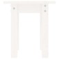 vidaXL Couchtisch Weiß Ø 35x35 cm Massivholz Kiefer vidaXL Couchtisch Weiß Ø 35x35 cm Massivholz Kiefer