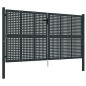 Gartentor Anthrazit 300x175 cm Stahl Gartentor Anthrazit 300x175 cm Stahl