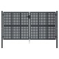 Gartentor Anthrazit 300x175 cm Stahl Gartentor Anthrazit 300x175 cm Stahl