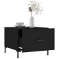 vidaXL Couchtisch Schwarz 50x50x40 cm Holzwerkstoff vidaXL Couchtisch Schwarz 50x50x40 cm Holzwerkstoff