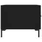 vidaXL Couchtisch Schwarz 50x50x40 cm Holzwerkstoff vidaXL Couchtisch Schwarz 50x50x40 cm Holzwerkstoff