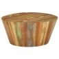 vidaXL Couchtisch Ø65x31 cm Altholz Massiv vidaXL Couchtisch Ø65x31 cm Altholz Massiv