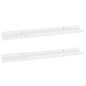 vidaXL Wandregale 2 Stk. Hochglanz-Weiß 60x9x3 cm vidaXL Wandregale 2 Stk. Hochglanz-Weiß 60x9x3 cm