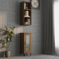 vidaXL Wandschrank Braun Eichen-Optik 34,5x32,5x90 cm Holzwerkstoff vidaXL Wandschrank Braun Eichen-Optik 34,5x32,5x90 cm Holzwerkstoff
