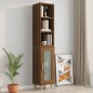 vidaXL Wandschrank Braun Eichen-Optik 34,5x32,5x90 cm Holzwerkstoff vidaXL Wandschrank Braun Eichen-Optik 34,5x32,5x90 cm Holzwerkstoff