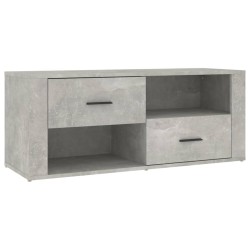 vidaXL TV-Schrank Betongrau 100x35x40 cm Holzwerkstoff