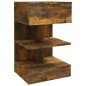 vidaXL Nachttisch Räuchereiche 40x35x65 cm Holzwerkstoff vidaXL Nachttisch Räuchereiche 40x35x65 cm Holzwerkstoff