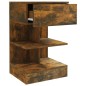vidaXL Nachttisch Räuchereiche 40x35x65 cm Holzwerkstoff vidaXL Nachttisch Räuchereiche 40x35x65 cm Holzwerkstoff