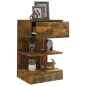 vidaXL Nachttisch Räuchereiche 40x35x65 cm Holzwerkstoff vidaXL Nachttisch Räuchereiche 40x35x65 cm Holzwerkstoff