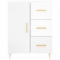 vidaXL Sideboard Hochglanz-Weiß 69,5x34x90 cm Holzwerkstoff vidaXL Sideboard Hochglanz-Weiß 69,5x34x90 cm Holzwerkstoff