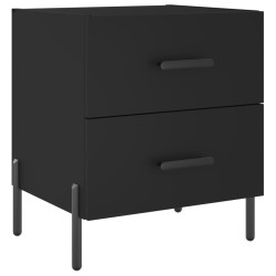 vidaXL Nachttisch Schwarz 40x35x47,5 cm Holzwerkstoff