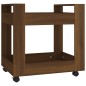 vidaXL Bürowagen Braun Eichen-Optik 60x45x60 cm Holzwerkstoff vidaXL Bürowagen Braun Eichen-Optik 60x45x60 cm Holzwerkstoff