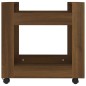 vidaXL Bürowagen Braun Eichen-Optik 60x45x60 cm Holzwerkstoff vidaXL Bürowagen Braun Eichen-Optik 60x45x60 cm Holzwerkstoff