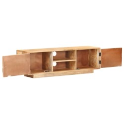 vidaXL TV-Schrank 116x30x35 cm Mango Massivholz