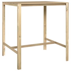 vidaXL Bartisch 110x100x110 cm Imprägniertes Kiefernholz