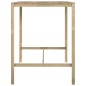 vidaXL Bartisch 110x100x110 cm Imprägniertes Kiefernholz vidaXL Bartisch 110x100x110 cm Imprägniertes Kiefernholz